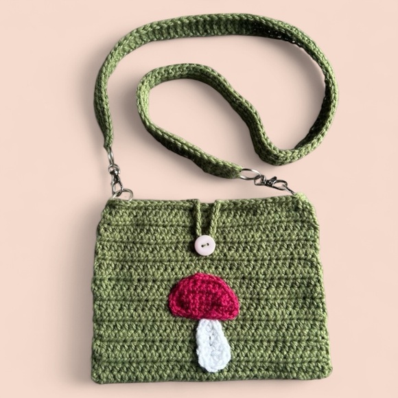 🔅2/$20🔅 Handmade Crochet Cottagecore Bag - Picture 1 of 7